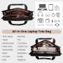 LOVEVOOK Leather Computer Briefcase Office Ladies Waterproof Shoulder Tote Handbag Large Capacity Business Laptop Bag for Women