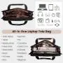 LOVEVOOK Leather Computer Briefcase Office Ladies Waterproof Shoulder Tote Handbag Large Capacity Business Laptop Bag for Women