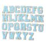 Wholesale Custom Handmade DIY Alphabet Pearl Applique Embroidery Towel Chenille Letter Patches
