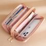 2023 Golden Bowknot Designer Women Bags Square PU Fashion Girl Purses Lady Long Clutch Wallet