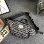 High Quality Custom Logo Nylon Crossbody Chest Shoulder Bag Outdoor Travel Sling Bags Waist Pack For Men