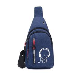 Nylon women's chest bag waist shoulder crossbody bag night light outdoor sports and leisure men's manufacturer wholesale