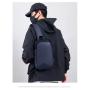 ZWY186 Wholesale Oxford Waterproof Men Fashion USB Chest Bag Combination Lock Casual Crossbody Bag Outdoor Travel Shoulder Bag