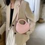 ZR240 Small Crowd Design Western-style Women's 2023 New Spring Versatile Solid Color Messenger Bag Pleated Shoulder Bag