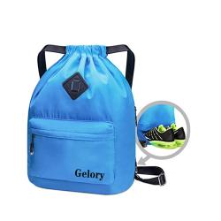 Gelory China Wholesale Cheap Durable Waterproof Nylon Gym Sport Bag Yoga String Cinch Bag