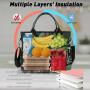 New Arrival Wholesale Cartoon-Pattern Insulated Polyester Lunch Box Cooler Bag with Thermal Insulation and Waterproof for Man