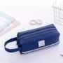 Gelory Stationery Pouch Pen Bag with Double Zipper Closure Office Pen Holder Organizer Stationery Bag Pencil Case 2024