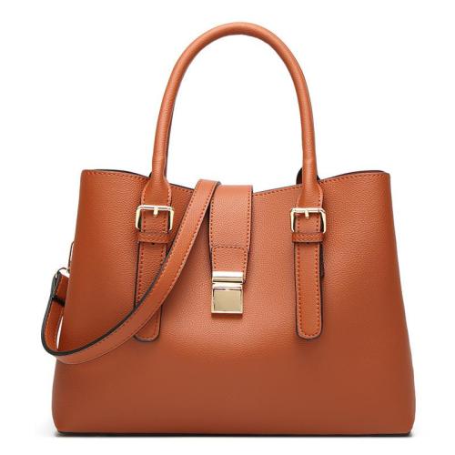 2024 Custom Vegan Leather Handbag For Ladies Women Purses With Fashion Button