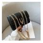 CCF573 New Fashion Chain One Shoulder Women's Bag Small Simple Shoulder Handbag Luxury Designer PU Leather Women's Handbag