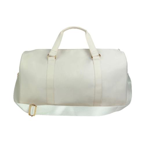 Factory Direct Personalized overnight bags for women varsity letter duffel bag Fuzzy letter patch labor hospital Duffle Bag