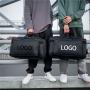 Custom Large Capacity  Weekender Travel Duffel Sports Gym Bag With Shoe Compartment Multi-Function Sneaker Storage Bags