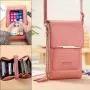 Mobile Phone Bag Touch screen Zipper Wallet Fashion Mobile Phone Messenger Bag New Small Mini Single Shoulder Crossbody Bag