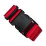 ZR397 Solid Color Herringbone Nylon Adjustable Buckle Luggage Compartment Strap Password Box Explosion-proof Strap