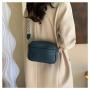 ZR702 Women's Genuine leather Bags New Fashion Girl Small Square Bag Ladies Zipper Shoulder Crossbody Phone Bag Female Party
