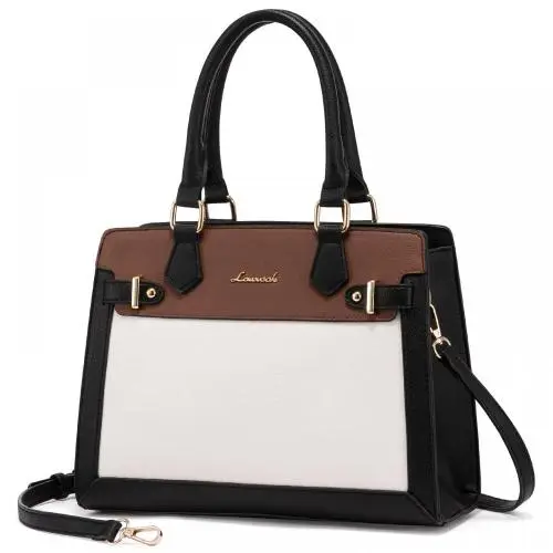 LOVEVOOK New Design PU Leather Top Handle Tote Shoulder Bag Satchel for ladies Fashion Luxury Purses and Handbags for Women 2024