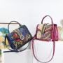 2024 new fashion women handbags quality printing PU designer female bags wholesale products ladies shoulder bags luxury 25 cm
