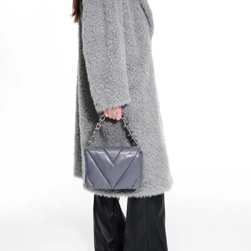 Luxury Puffer Bags Soft Leather Women Handbags Puffer Quilted Cluth For Ladies