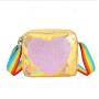 Wholesale Kids Crossbody Bag PU Cartoon Holographic Leather Sling Bag Purse for Girls