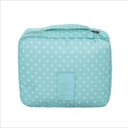 Floral fabric portable travel toiletries Waterproof travel storage Portable toiletries square toiletries cosmetic bags