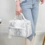 top selling ladies handbag women bag leopard print material hand bag for women high-capacity diamond rivet ladies bag supplier