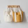 Best Selling Going Out To Work Bucket Lunch Box Bag Female Student Portable Recycled Canvas Shopping Bag