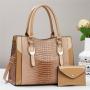 2024 Newest Women's bags 2 pieces set ladies shoulder bags High Quality designer luxury handbags for women with a wallet