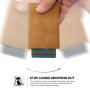 Wholesale Crazy Horse Leather Wallet Automatic Pop up Credit Card Coin Purse Aluminum Wallet