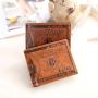 Fashion New Design US Dollar Print Business Card Holder Case Mens Wallet Slim PU Leather Purse for Travel