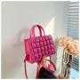 2023 Fashion design soft pu leather handbags ladies purse crossbody shoulder box bag new trend woman bag lady's hand bags