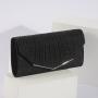 Hardware Trim Strip Textured Bright Flash Particle Clutch Purse Dinner Party Bridal Handbag Evening Bag