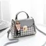 Private label trapezoid envelope shoulder fashion tote handbag design latest office tote bag leather bag handbags for women