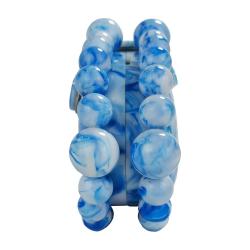 Custom 2024 New Fashion Crossbody Shoulder Bag Purse Handbags Ladies Clutch Bag Women Purses Popular Blue Marbling Acrylic Bags