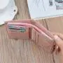 Geometric Women Cute Pink Wallets Pocket Purse Card Holder Patchwork Wallet Lady Female Fashion Short Coin Burse Money Bag