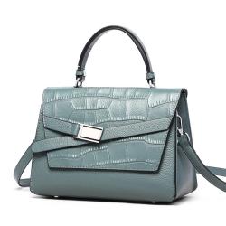 2024 Custom Crocodile Ladies Bags Genuine Leather Handbags Belt Buckle Women Handbag