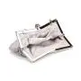HR416 Fashion Trend Craft Dumpling Shaped Bag New Women's Dinner Party Clutch Bag Polyester Weaving Multi color Bride Bag