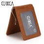 CUIKCA Wallet Card Holder Purse Slim Leather Mens Case Mini Women Men Casual Cover Wallets