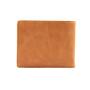 RFID blocking coin pocket wallet durable full grain leather bifold wallet for men