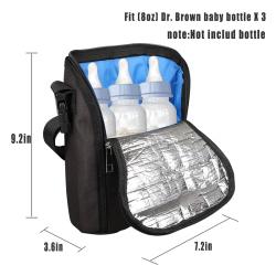 Breastfeeding Baby Bottle Tote Bags Breast Pump Accessories Reusable Breast Milk Lunch Pouch Cloth Diaper Bags
