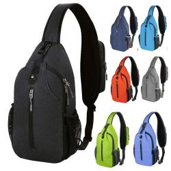 WTB060 Mens Hiking Daypacks Crossbody Sling Backpack Outdoors Fanny Pack Fashion Waterproof Waist Bag Purse for Men Women