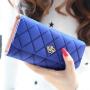 Hot selling women's long multi-functional diamond crown buckle large capacity wallet