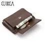 HF017 CUIKCA Slim Mini Wallet Mens Wallet PU Leather Hasp Coins Wallet Purse Men Billfold Business Credit ID & Card Holders