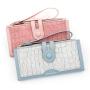 2024 New Style Stone Pattern Long Wallet Retro Folding Multi-Card Holder Zipper Coin Purse Wallet For Women