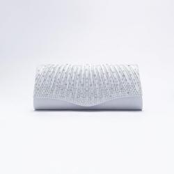 ZWY333 New Fashion Ladies Polyester Rhinestone Evening Bag Party Luxury Magnetic Clasp Clutch Bag Party Bar Crossbody Bag