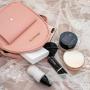 New Fashion Wholesale Women Bag Mini Shoulder Backpack Messenger Bag with Zipper Bolsos Pu Leather Custom Pure Color OEM Striped