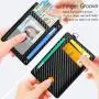KBW667  Mens Slim Wallet with Money Clip AUSTIN RFID Blocking Bifold Credit Card Holder for Men with Gift Box