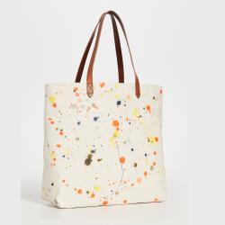 Custom Transport Tote With Interior Zip Patch Pockets for Women Girls Shoulder Grocery Bag Canvas and Leather Bags
