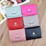 OEM153 Leather Wallet Women Small Luxury Brand Famous Mini Women Wallets Ptgirl Lovely Purse Female Small Wallet for Women Bag