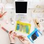Beauty Makeup Cosmetic Accessories Organizer Pouch Multicolor Small Nylon Mesh Zipper Bags