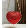 New Rhinestone Clutch Bags Luxury Handbags Heart Shaped Shiny Banquet Party Clutch Bag Evening Bags