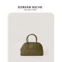 New fashion trend Dinner bag  Faux suede hand bags  pure color simple large capacity luxury handbags for women